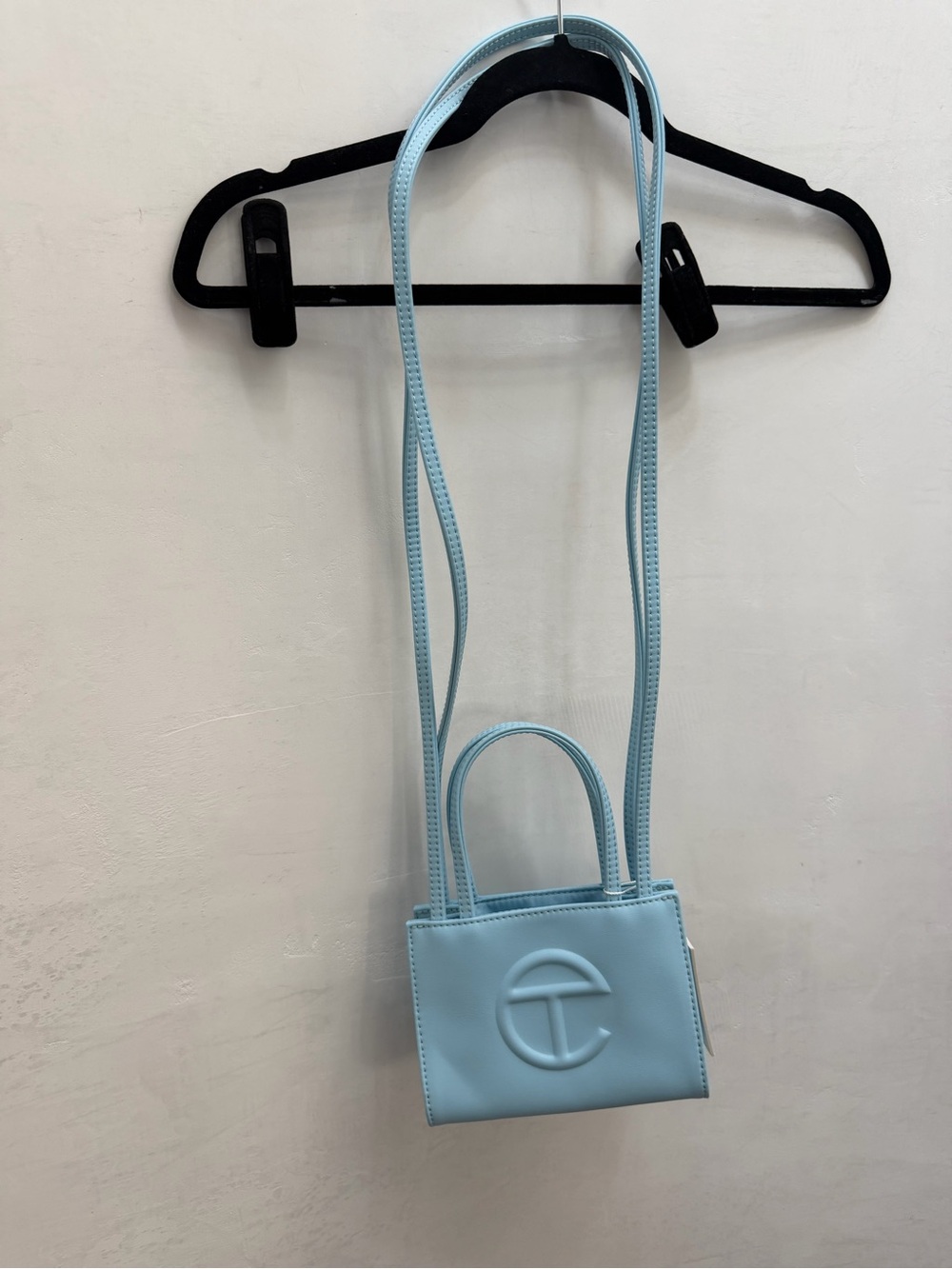 Telfar Small Sky Blue Shopping Bag Crossbody